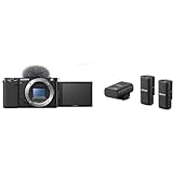 Sony Bundle Alpha ZV-E10 | APS-C spiegellose Wechselobjektiv-Vlog-Kamera (schwenkbarer Bildschirm für…