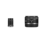 Canon RF-S 55-210mm F5-7.1 is STM Zoombjektiv für APS-C-Kameras der EOS R Serie & RF 50mm F1.8 STM Objektiv…