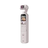 DJI Pocket 2 Exclusive Combo (Sunset White) - Vlog-Kamera im Taschenformat, Videokamera 4K Camcorder…