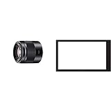 Sony SEL-50F18 Porträt-Objektiv (Festbrennweite, 50 mm, F1.8, APS-C, E-Mount) schwarz & PCKLM17.SYH…
