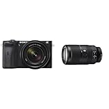 Sony Alpha 6600 | APS-C Spiegellose Kamera 18-135mm f/3.5-5.6 Zoom-Objektiv (Schneller 0 & E 70-350mm…