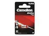 Camelion 12050144 - Kamera Spezial Batterien ohne Quecksilber AG13/4LR44 mit 6 Volt, Kapazität 150 mAh,…