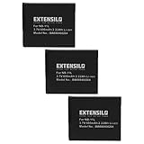 EXTENSILO 3X Akku kompatibel mit Canon PowerShot SX410 is, A4050, SX400 is, A4000 is Kamera (600mAh,…
