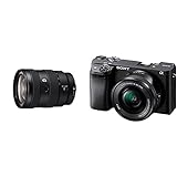 Sony E 16-55mm f/2.8 G | APS-C, Standard-Zoom-Objektiv & Alpha 6400 | APS-C Spiegellose Kamera mit 16-50mm…