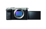 Sony Alpha 7CR Vollrahmen-Hybridkamera mit austauschbarem Objektiv, Silber