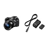 Sony DSC-RX10M4 Premium Bridge Kamera 24-600mm F2.4-4 Zeiss Objektiv, 24 Bilder/Sek, 0,03s Autofokus-Speed,…