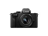 Panasonic Lumix DC-G110KEG-K Systemkamera (20 MP, 4K, Bildstabilisator, Sucher, 7,5 cm Touch, 12-32mm…