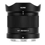VILTROX 20mm F2,8 f/2,8 Z-Mount Kamera Objektiv Vollformat Ultraweitwinkel Autofokus Objektiv, Kompatibel…