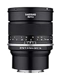 Samyang 22993 MF 85mm F1,4 MK2 Sony E – Porträt Objektiv manueller Fokus für Vollformat und APS-C Festbrennweite…