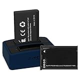2 Akkus + Dual-Ladegerät (USB) für Garmin VIRB, VIRB Elite/Monterra/Montana 600, 650... - s. Liste!…