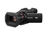 Panasonic HC-X1500E 4K Camcorder (4K Video, Kamera mit Gesichtserkennung, LEICA Objektiv, 25mm Weitwinkel,…