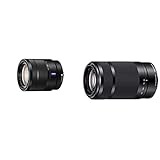 Sony SEL-1670Z Zeiss Standard-Zoom-Objektiv (16-70 mm, F4) schwarz & SEL-55210 Tele-Zoom-Objektiv (55-210…