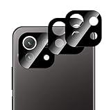 QUITECO Kamera Panzer Schutz Glas für Xiaomi Mi 11 Lite/Mi 11 Lite 5G / Mi 11 Lite 5G NE [2 Stück] Schwarz…