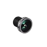 uxcell F2.0 FPV Kamera-Objektiv-Weitwinkel für CCD-Kameras 2.1mm-5MP Schwarz