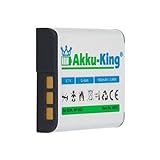 Akku-King Akku kompatibel mit Sony NP-BG1, NP-FG1 Li-Ion 1050 mAh - für Cyber-Shot DSC-H/7B, H10, HX20V,…