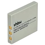 vhbw Akku kompatibel mit BenQ DC Serie E600, DC-5330 Kamera Digicam DSLR (500mAh, 3,6V, Li-Ion)