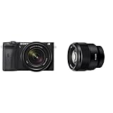Sony Alpha 6600 | APS-C Spiegellose Kamera 18-135mm f/3.5-5.6 Zoom-Objektiv & SEL-85F18 Porträt Objektiv…