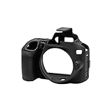 easyCover - Silikon Kameratasche - Schutz für Ihre Kamera - Nikon D3500 - Schwarz
