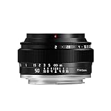 TTArtisan 50mm F2 Full Frame Manual Camera Lens Compact Design Light Weight Standard Focal Length Camera…
