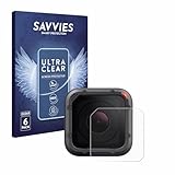 Savvies 6 Stück Schutzfolie für GoPro Hero 5 Session Linse (Gehäuse) Displayschutz-Folie Ultra-Transparent