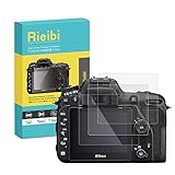 Rieibi 3 Stück Schutzfolie für Nikon D7500 Displayschutzfolie, 0,33 mm, Härtegrad 9H, gehärtetes Glas,…