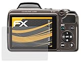 atFoliX Panzerfolie kompatibel mit Nikon Coolpix L810 Schutzfolie, entspiegelnde und stoßdämpfende FX…