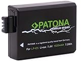 PATONA Premium LP-E5 Akku (echte 1020mAh) Kompatibel mit Canon EOS 450D 500D 1000D