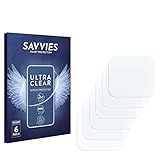 Savvies 6 Stück Schutzfolie für GoPro Hero 5 Black (Linse) Displayschutz-Folie Ultra-Transparent