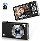 Digitalkamera, FHD 4 K Autofokus Vlogging Kamera, 48 MP, 16 x Digitalzoom, Digitalkamera, mit 32 GB…