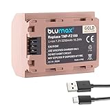 Blumax Gold Akku ersetzt Sony NP-FZ100 (2250mAh) mit USB Typ-C Ladebuchse - NTC-Sensor & V1-Gehäuse…