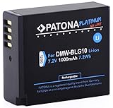PATONA Platinum Akku DMW-BLG10-E DMW-BLE9 BP-DC15-E (1000mAh) Infochip, Intelligentes Akkusystem - Kompatibel…