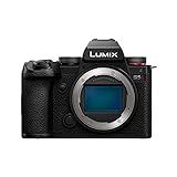 Panasonic LUMIX DC-S5 II Spiegellose Vollformat Kamera 4K 60p und 6K 30p, Flip-Screen, WLAN, Hybrid-Phasen-AF…