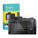 Rieibi 3 Stück Schutzfolie für Canon EOS RP Displayschutzfolie, 0,33 mm, Härtegrad 9H, gehärtetes Glas,…