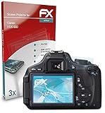atFoliX Schutzfolie kompatibel mit Canon EOS 60D Folie, ultraklare und flexible FX Displayschutzfolie…