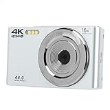16 Fach Digitalzoomkamera für Reisefotografie, 2,8 Zoll Bildschirm, 4K 44 MP Kamera, Stoßfestes Kunststoffgehäuse,…