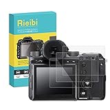 Rieibi 3 Stück Schutzfolie für Fujifilm GFX 50R 50S 100 100S Displayschutzfolie, 0,33 mm, Härtegrad…