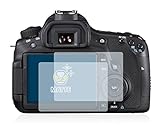 BROTECT Entspiegelungs-Schutzfolie für Canon EOS 60D (2 Stück) Matte Displayschutz-Folie, Anti-Reflex,…