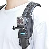 SOH 360° Rucksack Schultergurt Halterung mit verstellbarer Basis passend für GoPro Hero10/9/8/7/6/5/4…