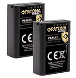 (2X) PATONA V1 Protect Akku BLN-1 PS-BLN1 (1140mAh) mit NTC-Sensor und V1 Gehäuse - Intelligentes Akkusystem…