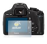 BROTECT Panzerglasfolie für Canon EOS 550D Schutzglas Schutzfolie [Extrem Kratzfest 9H, Anti-Fingerprint,…