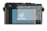 BROTECT (2 Stück Schutzfolie für Panasonic Lumix DMC-LX100 Displayschutz Folie Ultra-Klar