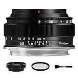 TTArtisan 50 mm F2 Full Frame Large Aperture Manual Portrait Lens for Sony E Mount Mirrorless Camera…
