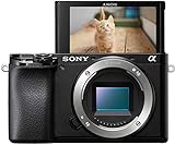 Sony Alpha 6100 | APS-C Spiegellose Kamera ( Schneller 0,02s-Autofokus, Autofokus mit Augenerkennung…