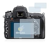 BROTECT (2 Stück Schutzfolie für Nikon D750 Displayschutz Folie Ultra-Klar