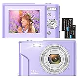 Digitalkamera 1080P HD Kompaktkamera 36 Megapixel Mini-Videokamera 2,4" LCD Digitalkamera Wiederaufladbare…