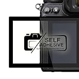 DolDer Nikon Z6II/Z7II/Z6/Z7 Displayschutz Glas - LCD-Echtglas-Protektor Glas Displayschutzfolie für…