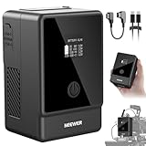 NEEWER Basics V Mount Akku PS099E, 6800mAh/99Wh Mini V Lock mit OLED Display, D Tap/Typ C Kabel, PD65W…