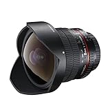 Walimex Pro 8 mm f1:3,5 Festbrennweite manueller Fokus Ultraweitwinkelobjektiv (geeignet für Canon EF…