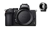 Nikon Z 50 Spiegellose Kamera im DX-Format mit Nikon FTZ-Adapter (20,9 MP, OLED-Sucher mit 2,36 Millionen…