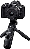 Canon EOS R50 Creator Kit Vlogging Kamera + RF-S 18-45 is STM Objektiv + Griffstativ + Mikrofon - Spiegellose…